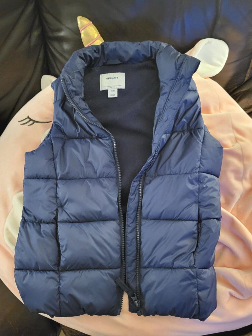 OLD NAVY navy blue kid's vest Size M (8)